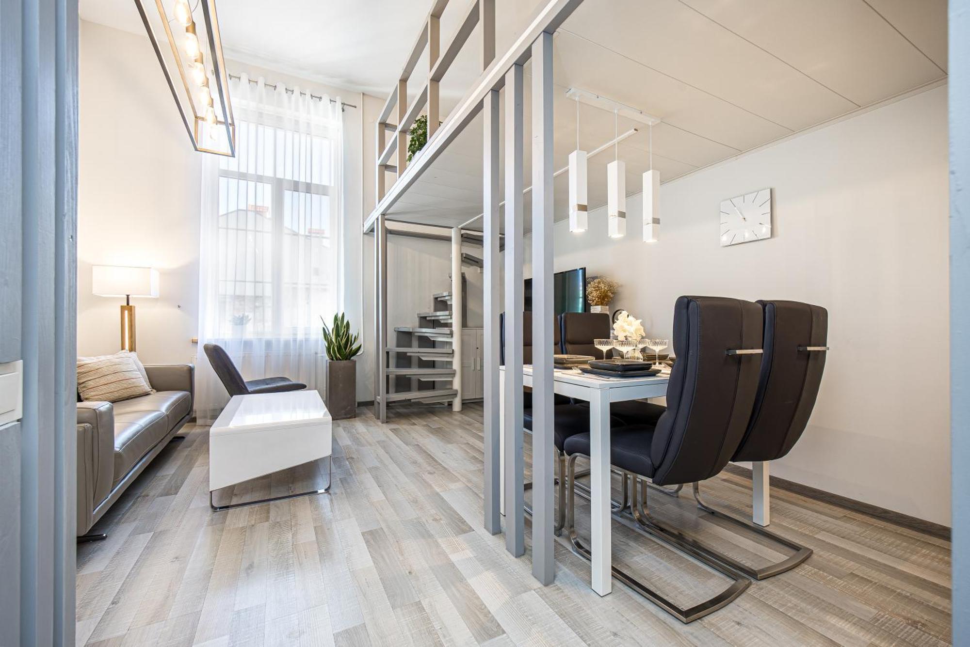 Loft Apartment In Klaipeda Oldtown Eksteriør billede